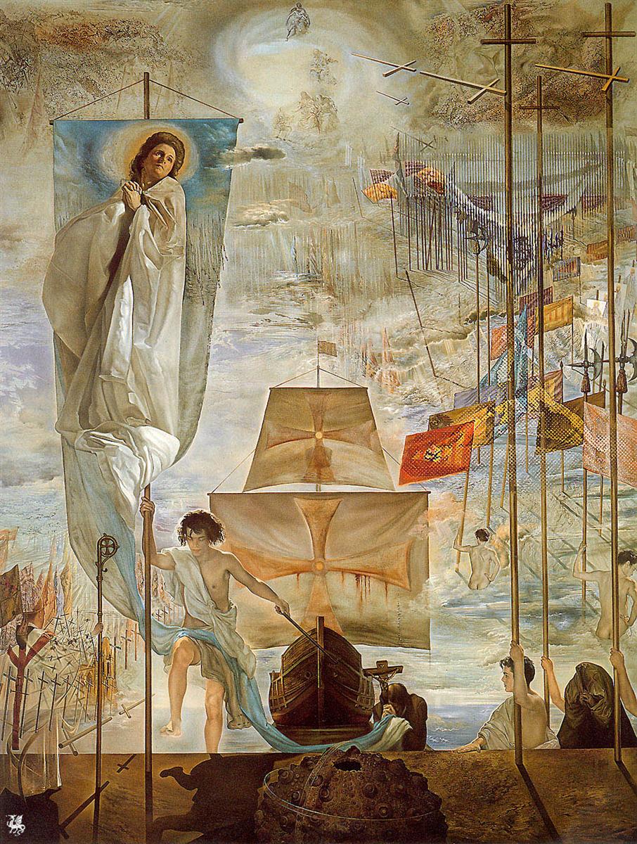 Salvador Dali The discovery of columbus, 1959.jpg